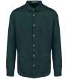 SP504 Spasso Long Sleeve Linen Shirt Amazon Green colour image